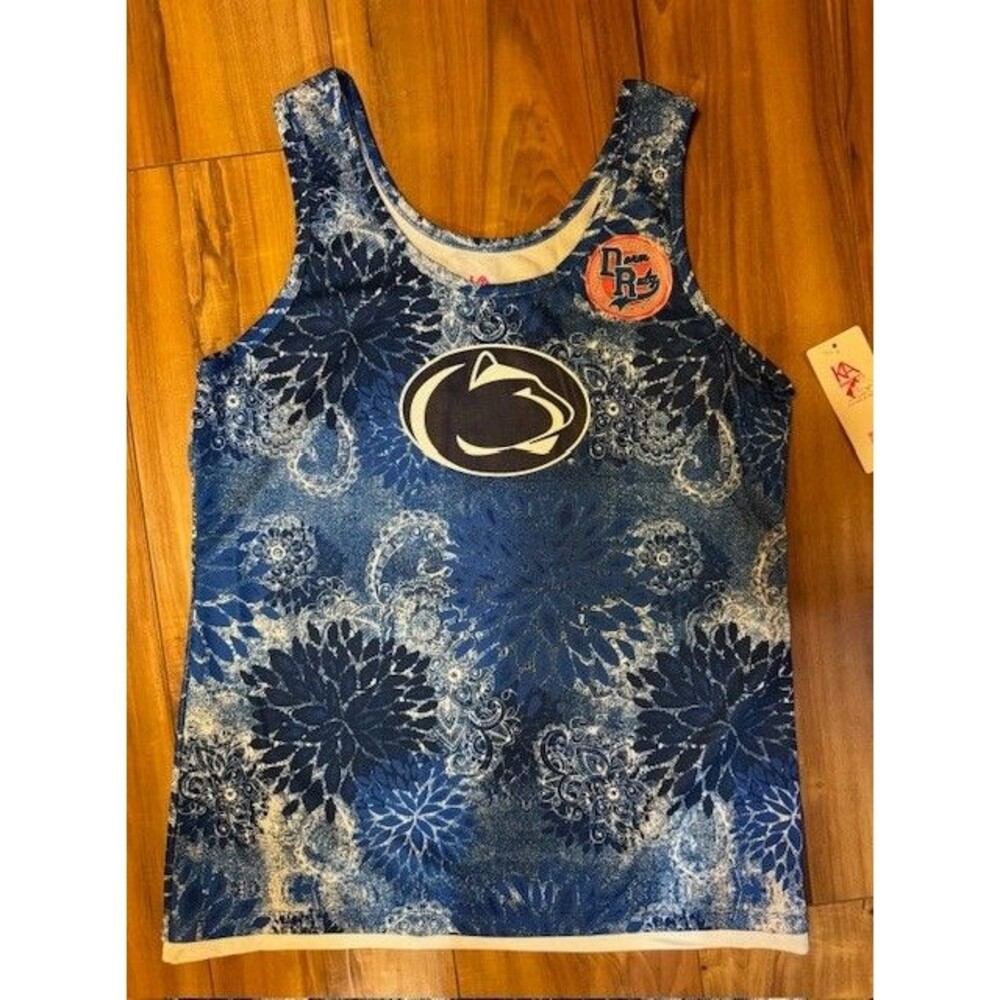 Penn‎ State Womens LRG Floral Paisley Sleeveless Tank Top Knights Apparel NEW